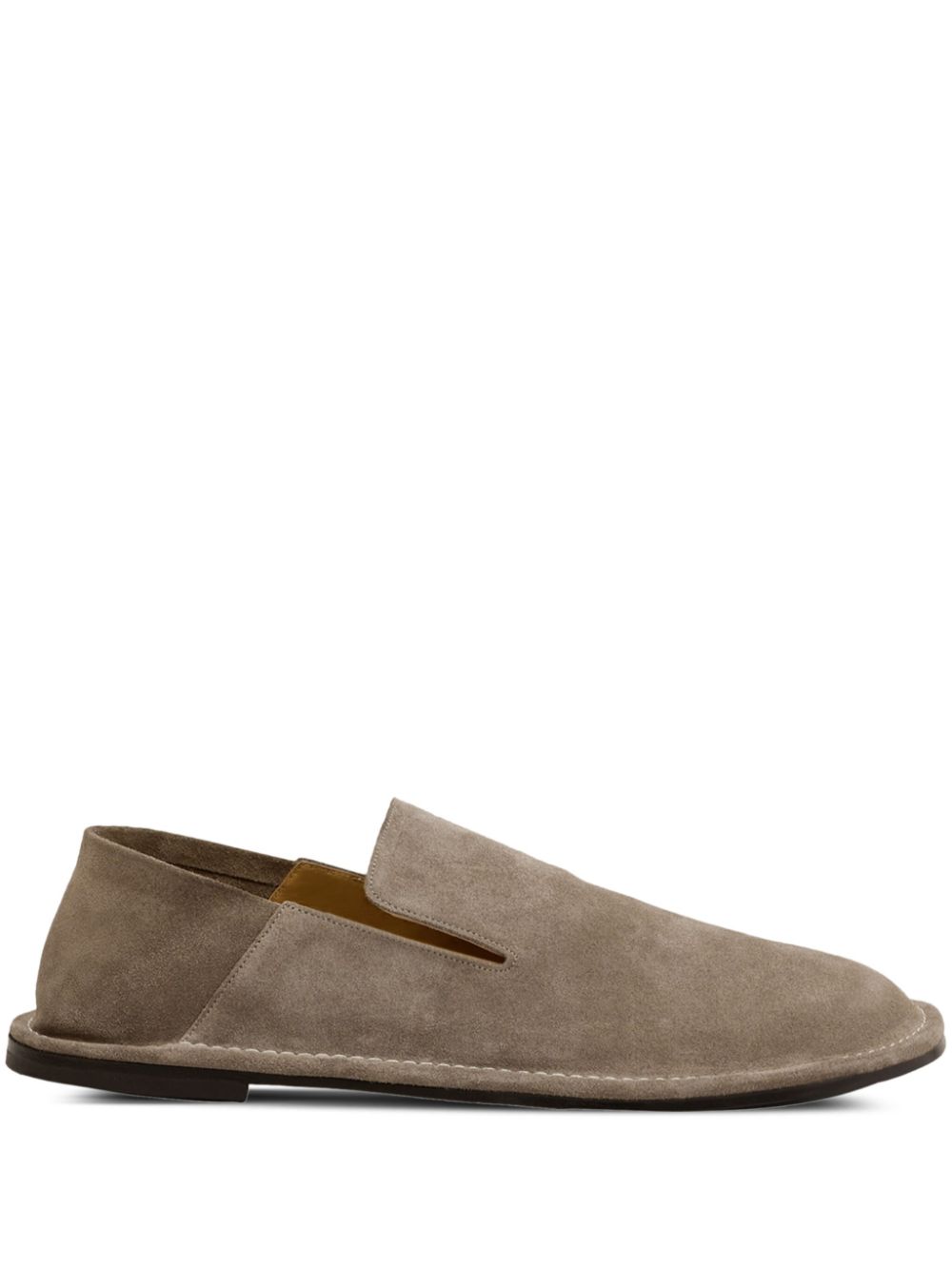 AMI Paris suede slippers Neutrals