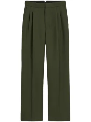 ami alex fit pants アミ パンツ ダークグリーン