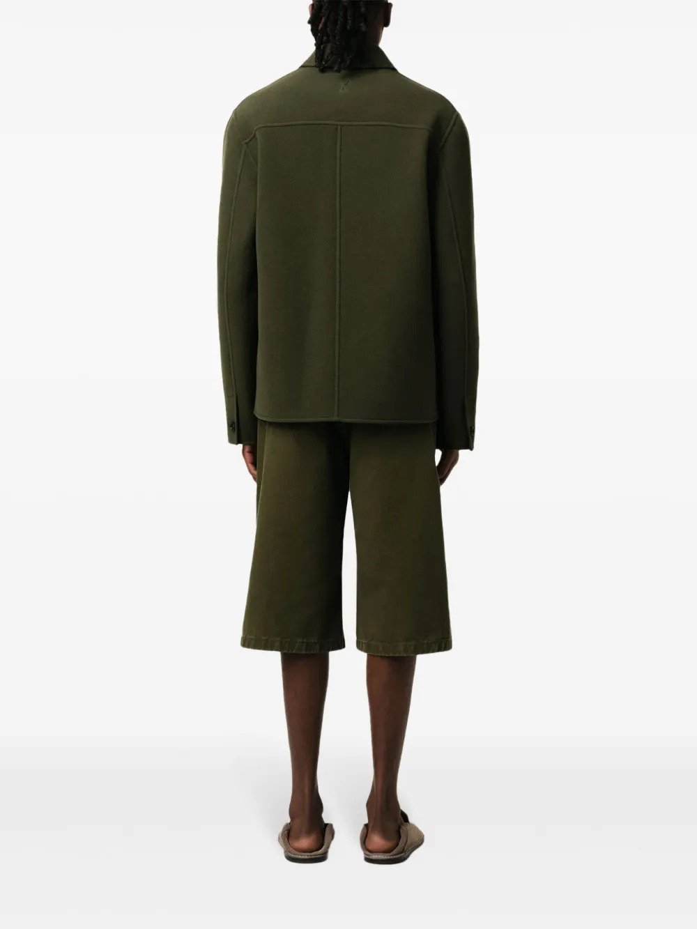 AMI Paris Boxy jack Groen