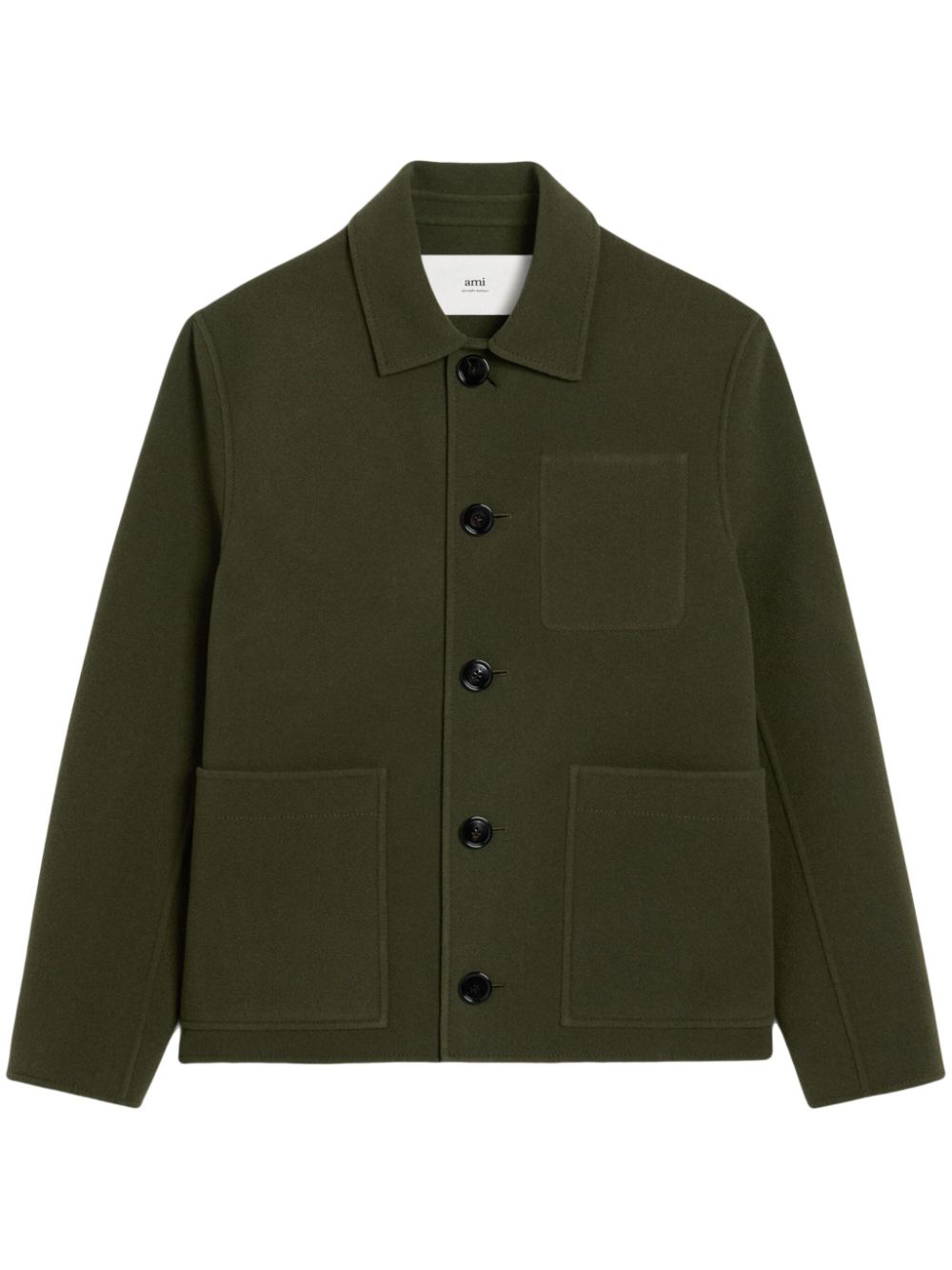 AMI Paris boxy jacket - Green