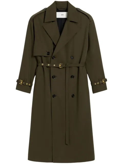 AMI Paris belted trench coat