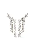 Lark & Berry 14kt white gold Veto diamond earrings - Silver