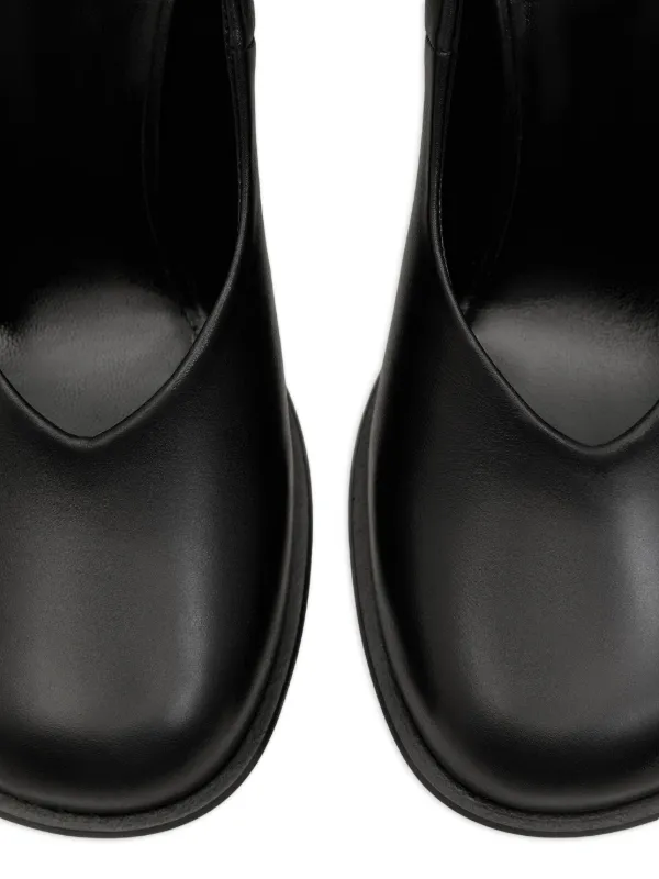 AMI Paris Piano anatomical-toe Leather Pumps | Black | FARFETCH CA