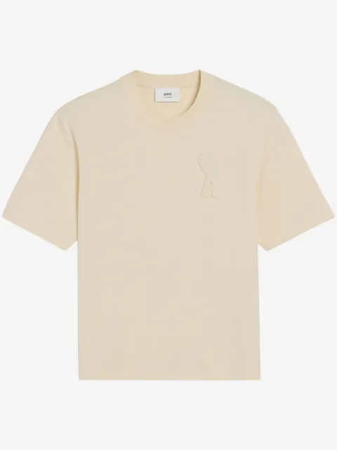 AMI Paris playera con parche Ami de Coeur
