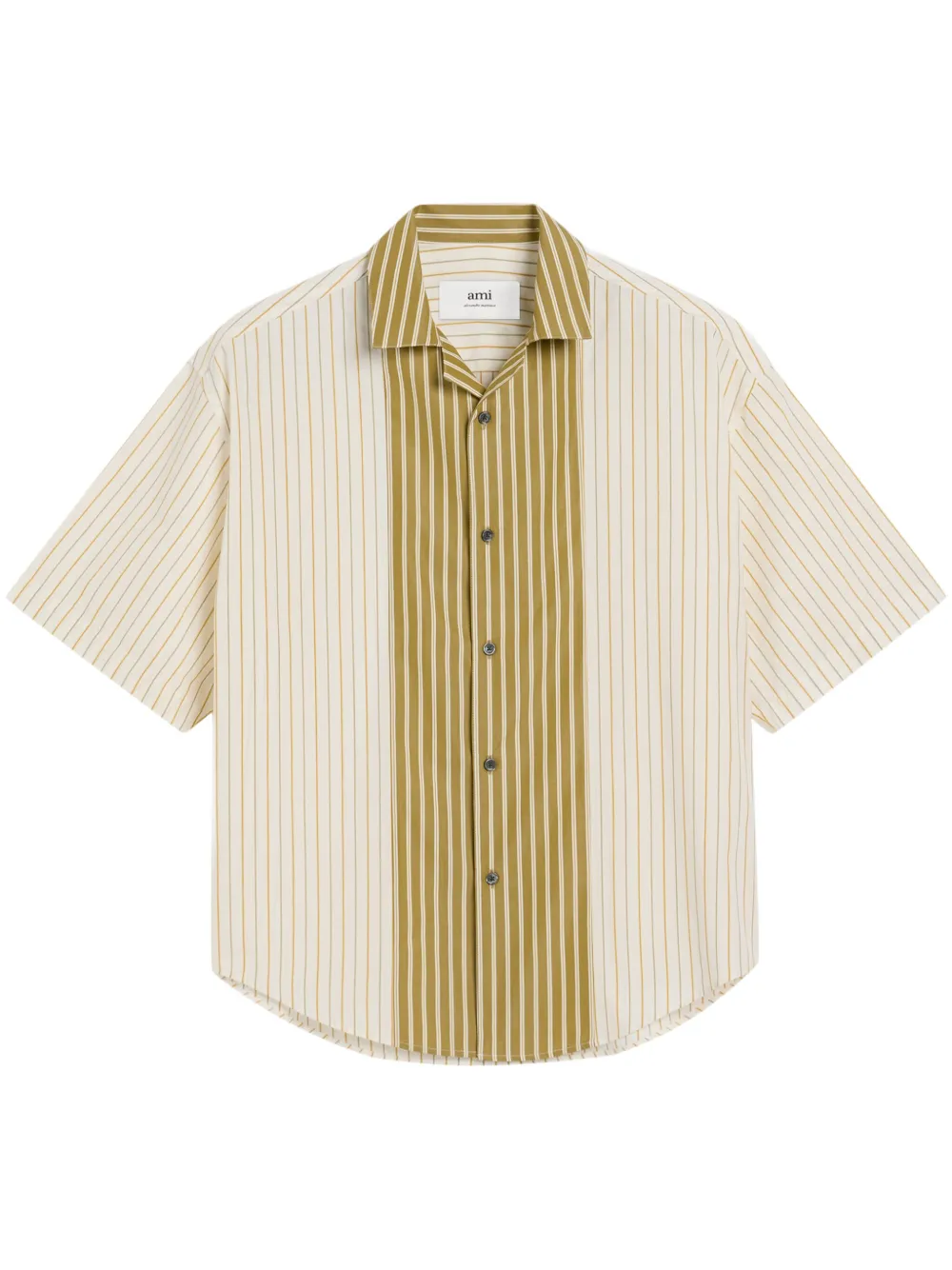 AMI Paris camisa con cuello cubano | blanco | Image 1