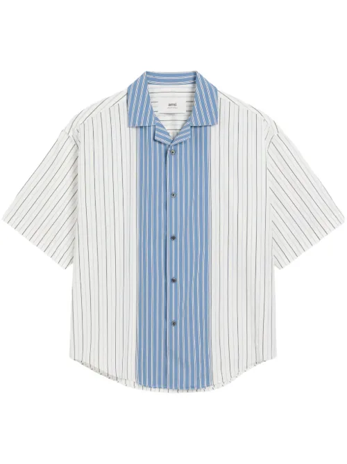 Chemise à col cubain - AMI Paris - Modalova