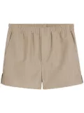 AMI Paris grain-de-poudre shorts - Brown