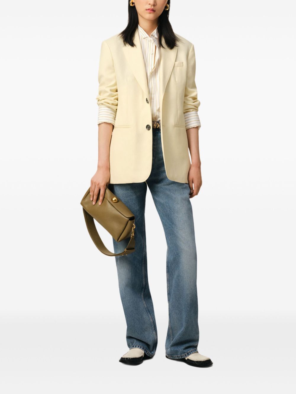 AMI Paris wool blazer - Beige