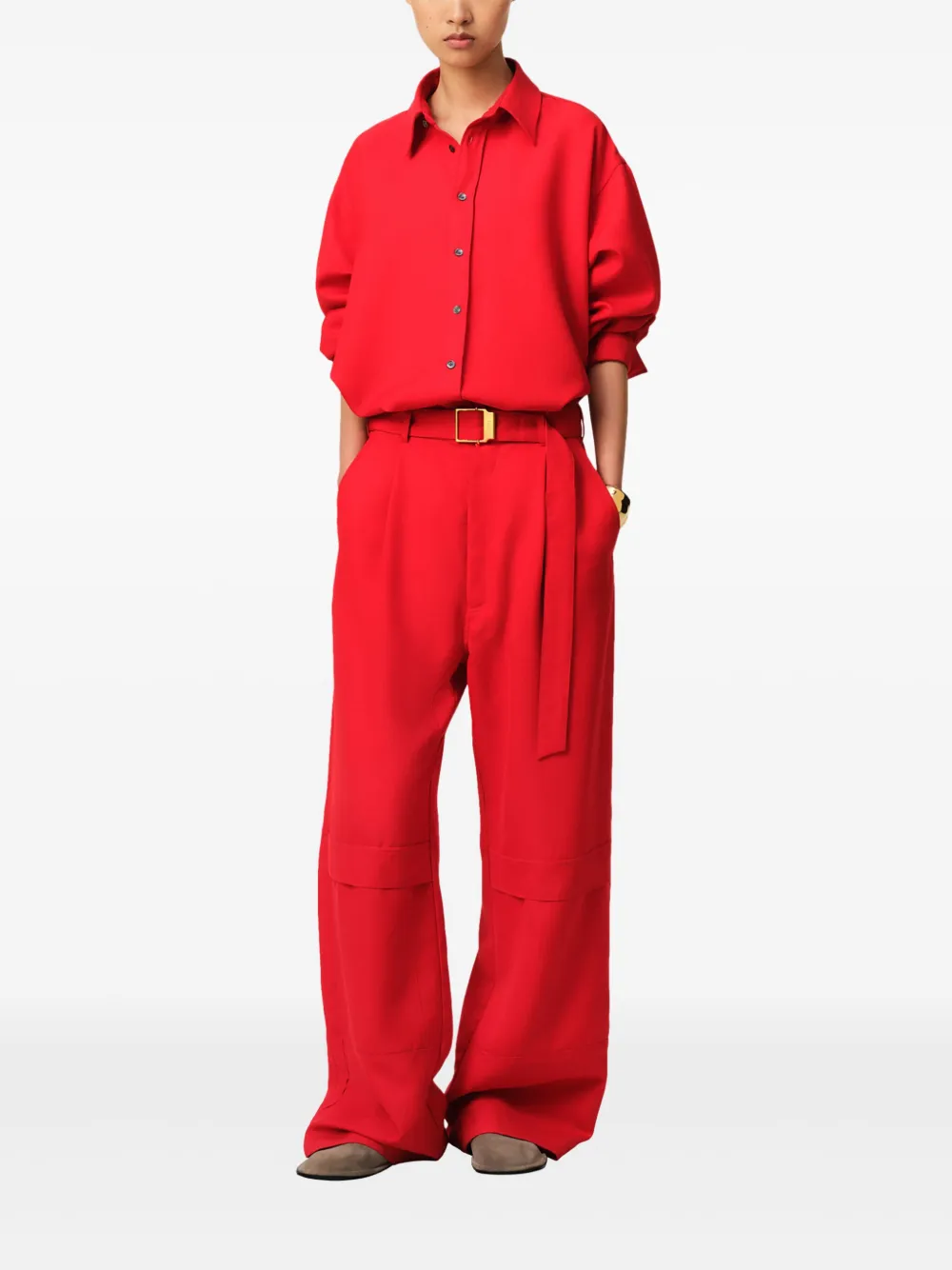 AMI Paris Cargo broek - Rood