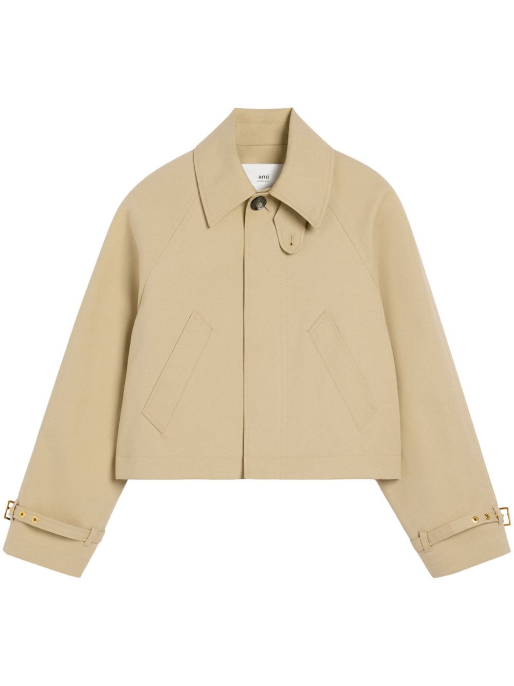 AMI Paris buttoned Jacket - Brown