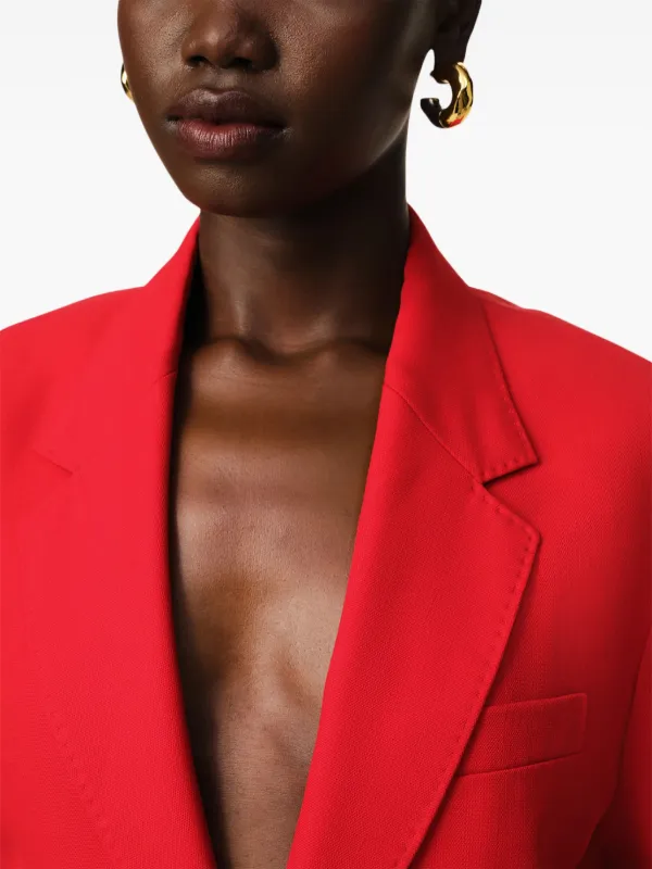 AMI Paris single-breasted Blazer | Red | FARFETCH