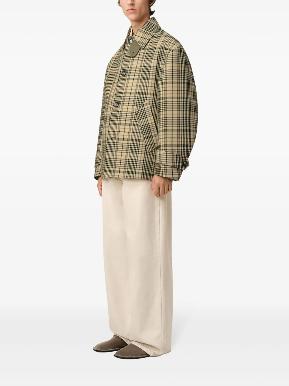 AMI Paris Geruit jack Beige