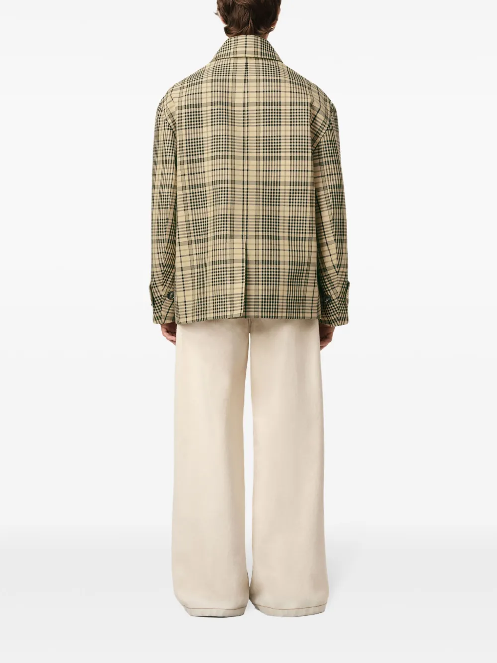 AMI Paris Geruit jack Beige