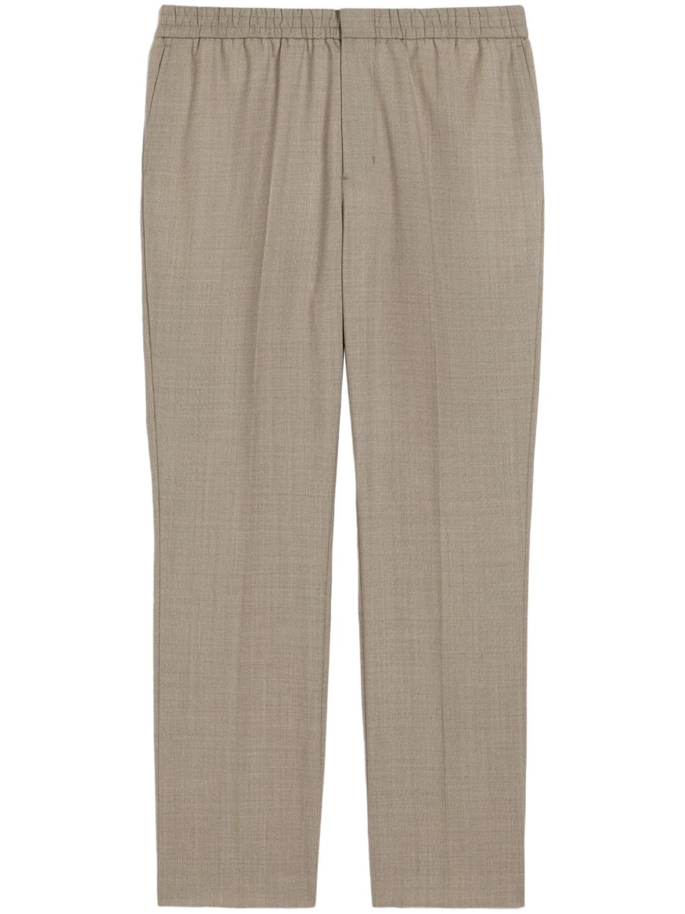 AMI Paris elasticated-waist trousers - Brown