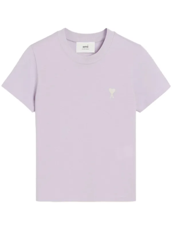 【AMI Paris】パープル コットン クロップド Tシャツ 楽天市場】AMI ALEXANDRE MATTIUSSI AMI DE COEUR アミパリス T