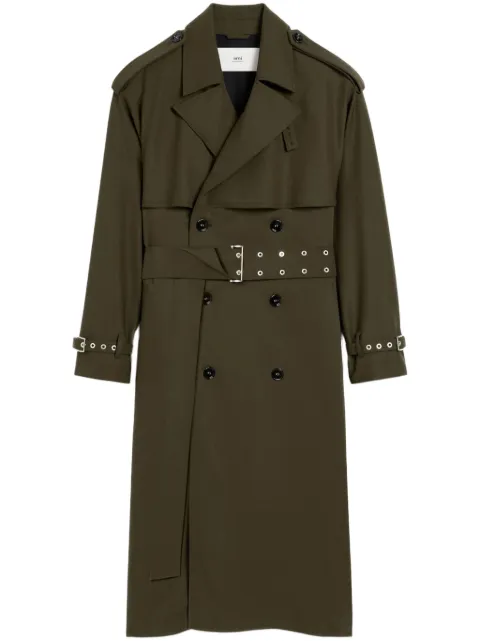 AMI Paris double breasted trench coat 