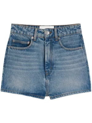 AMI Paris Jean Shorts for Women - FARFETCH