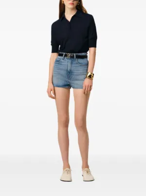 AMI Paris Jean Shorts for Women - FARFETCH