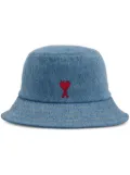 AMI Paris Ami de Coeur bucket hat - Blue