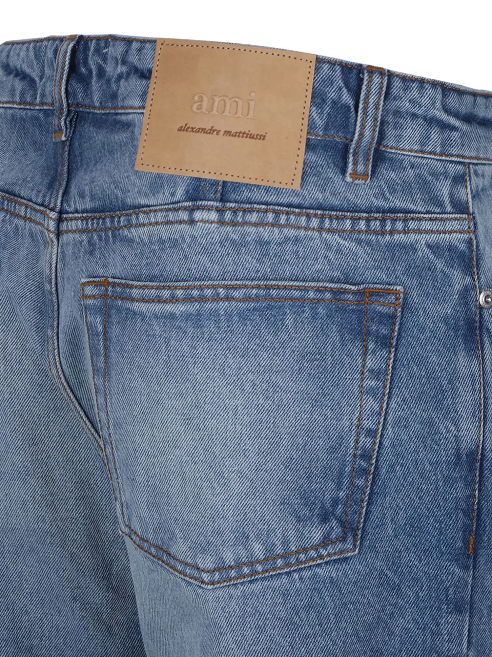 AMI Paris Jeans met toelopende pijpen Blauw