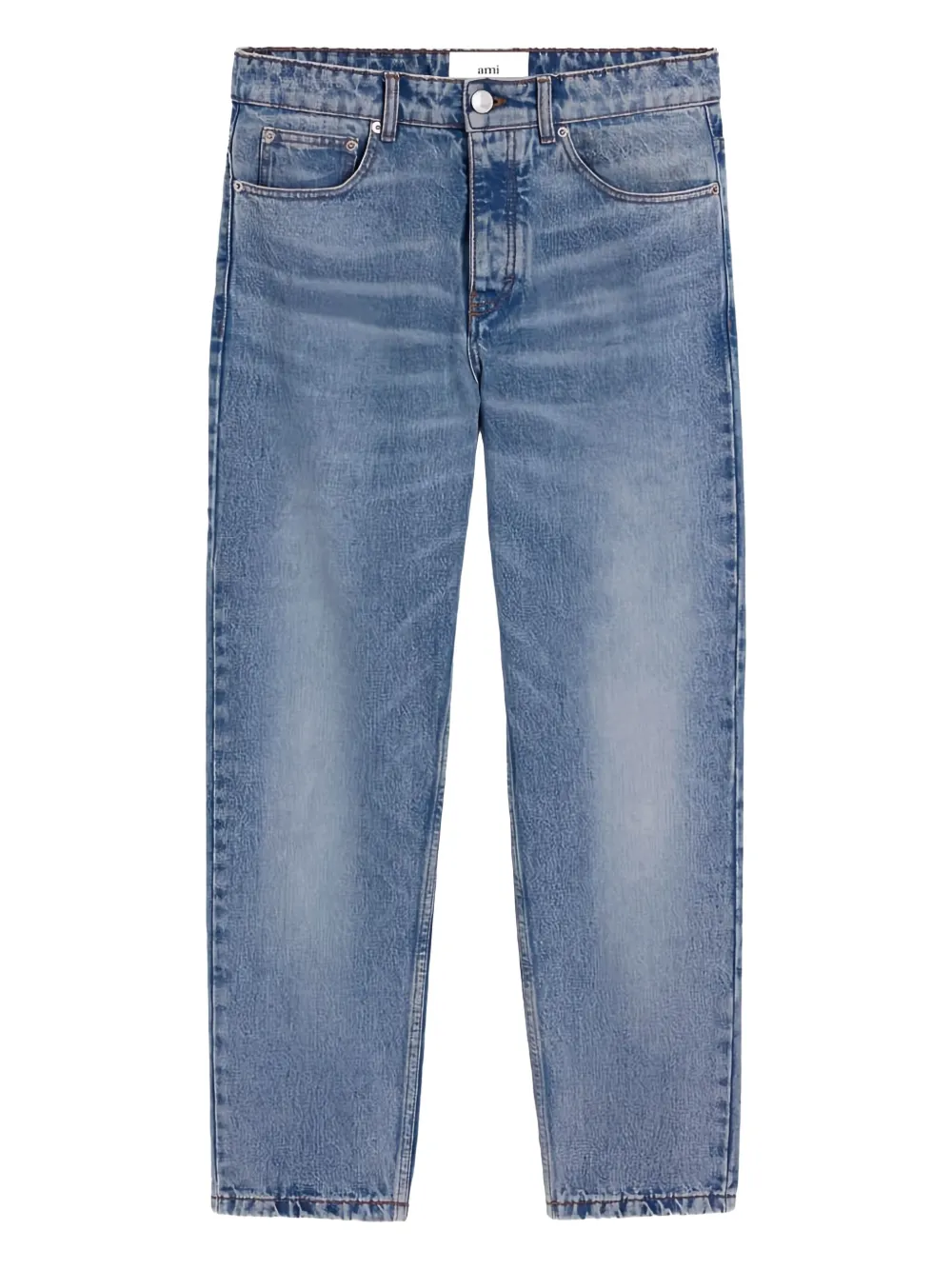 AMI Paris Jeans met toelopende pijpen Blauw
