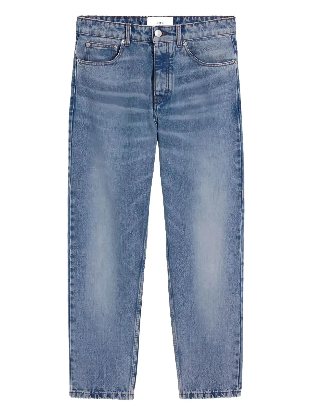 AMI Paris Jeans met toelopende pijpen Blauw