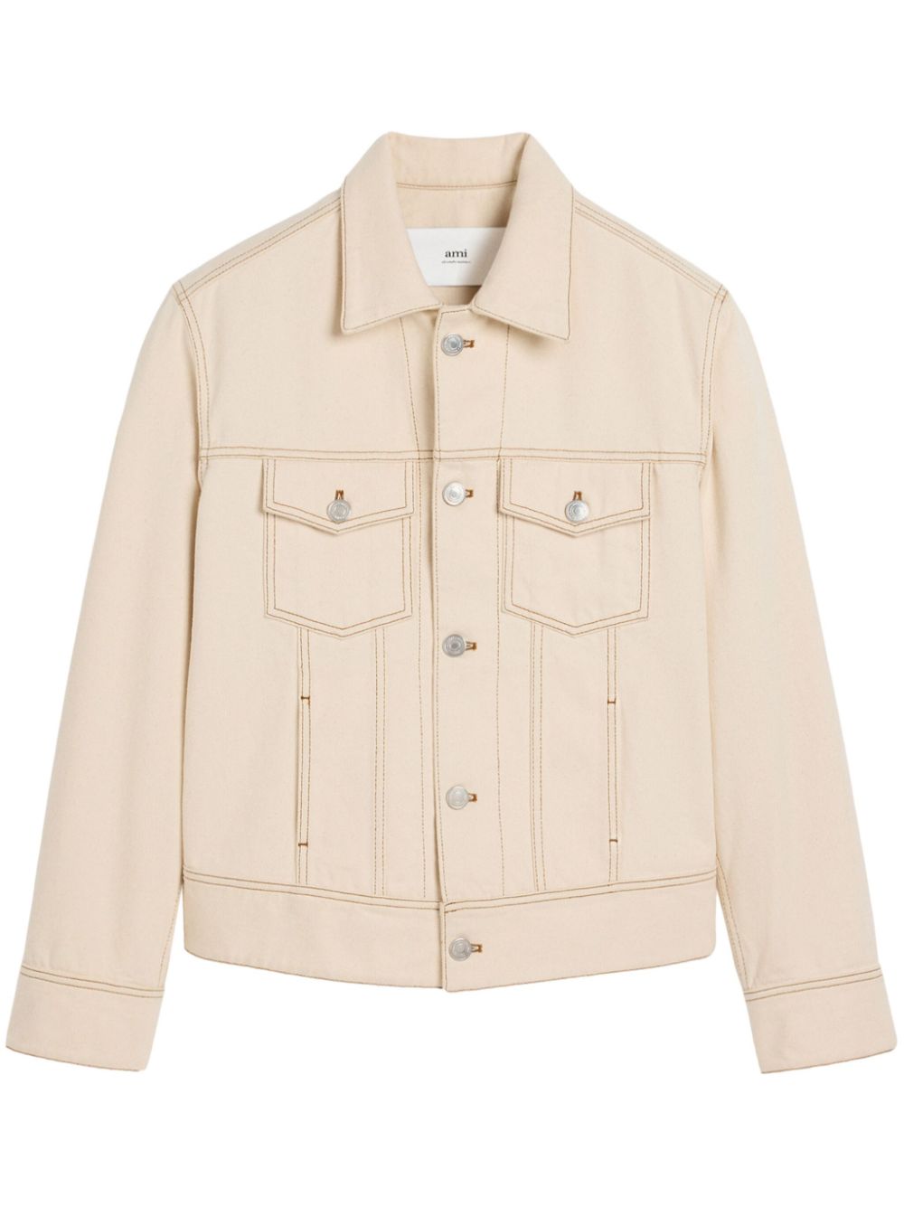 AMI Paris Ami Paris Trucker jacket - White