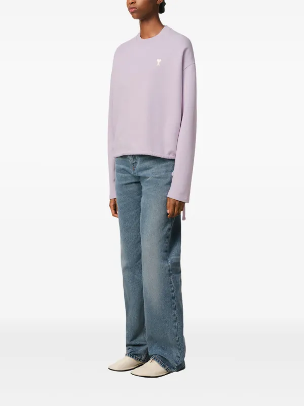 【良好品】 スウェットシャツ Coeur De Ami Paris AMI | JP FARFETCH | パープル トップス