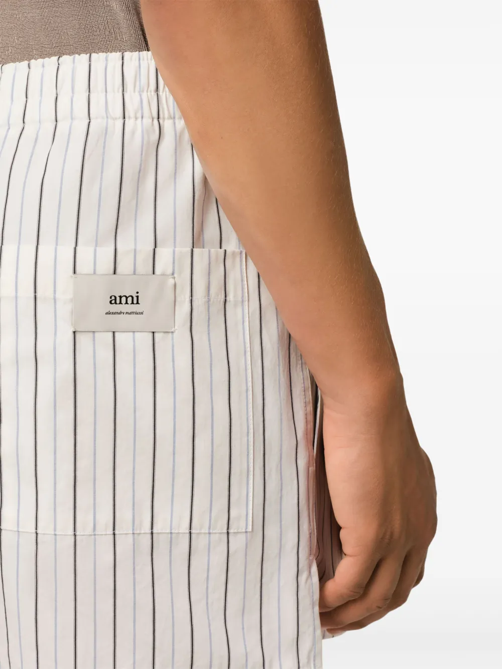 AMI Paris Gestreifte Shorts | Image 6