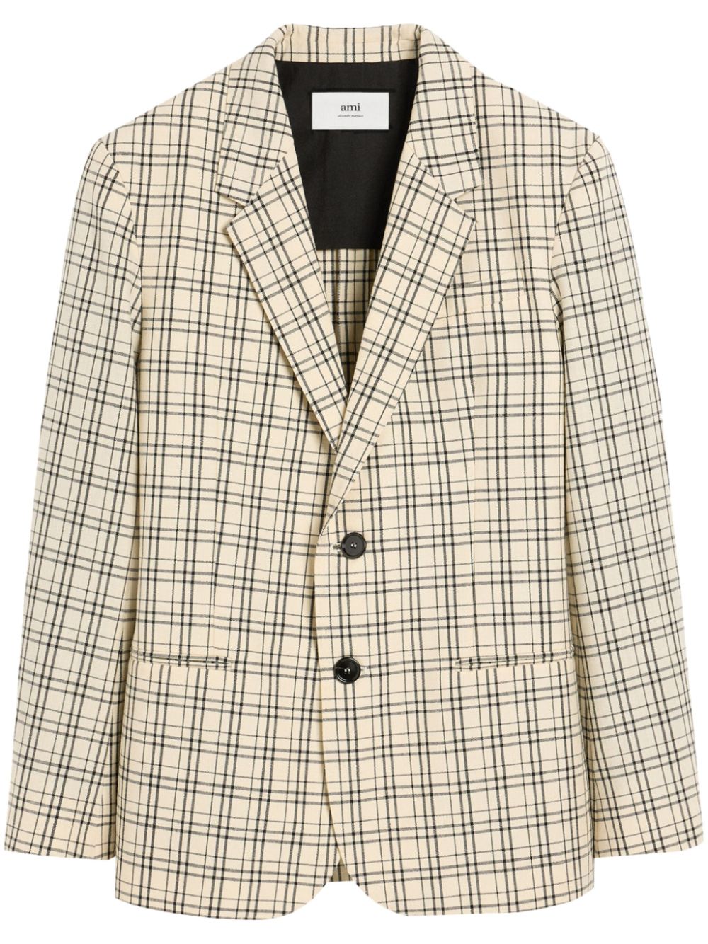 checkered blazer