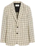 AMI Paris checkered blazer - White