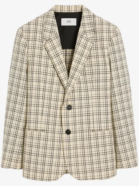 AMI Paris semi-lined blazer