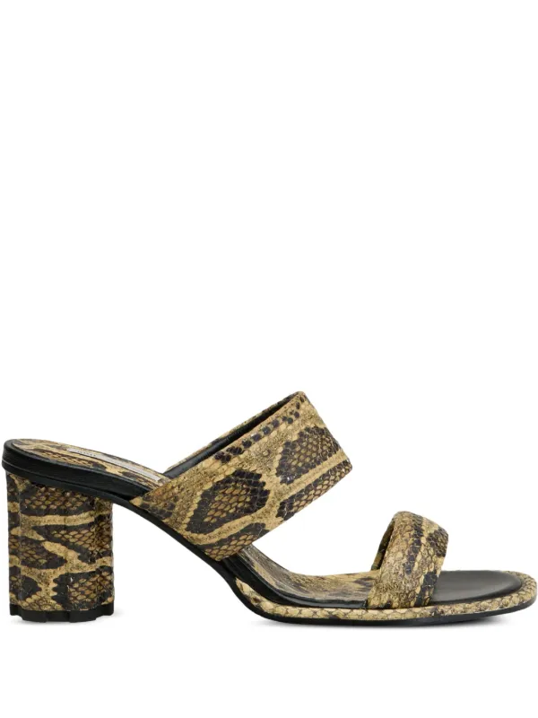 Ami Paris 65mm Piano Sandals in Neutrals