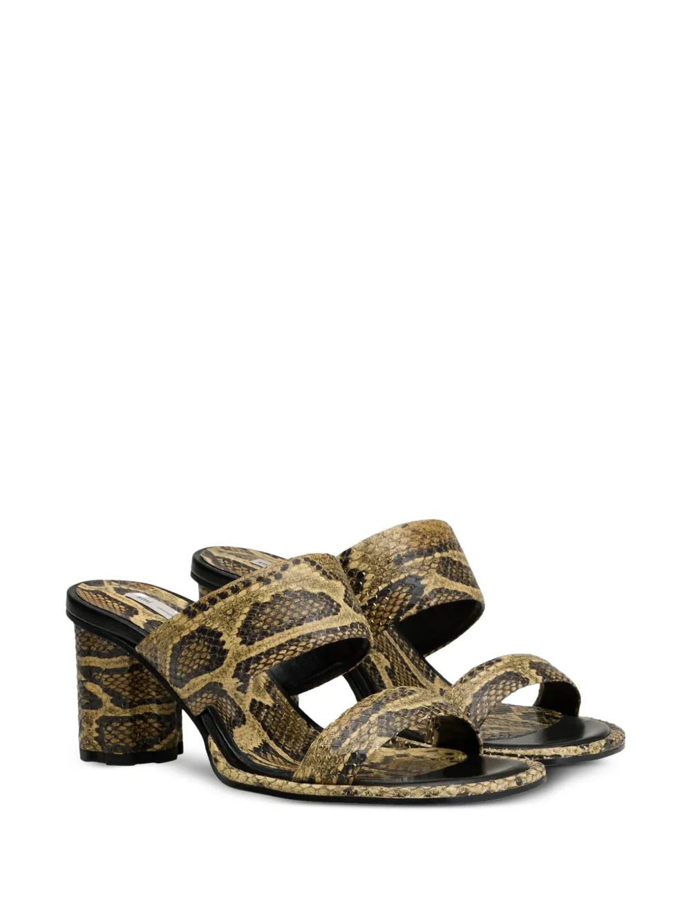 AMI Paris 65 mm Piano sandalen Beige