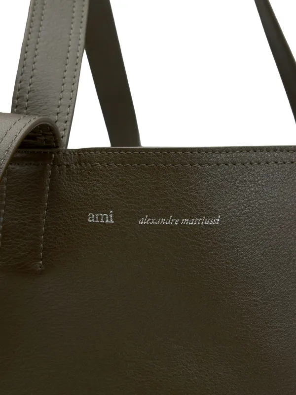 トートバッグ AMI PARIS Woman Tote bags Green ULL505AL0060 364 AMI Paris Midi Tote Bag | Green | FARFETCH