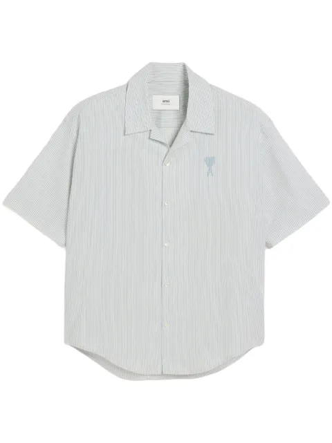 AMI Paris camp-collar short-sleeve shirt