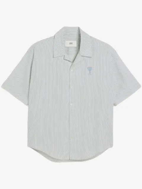 AMI Paris camp-collar short-sleeve shirt