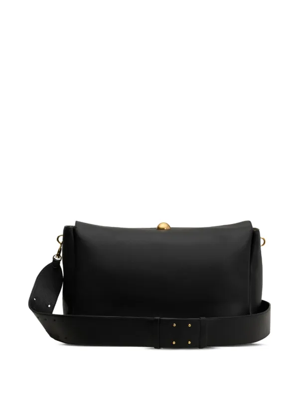 AMI Paris Large Carrousel Shoulder Bag | Black | FARFETCH