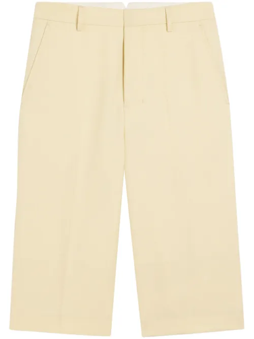 AMI Paris bermuda en laine - Jaune - AMI Paris - Modalova