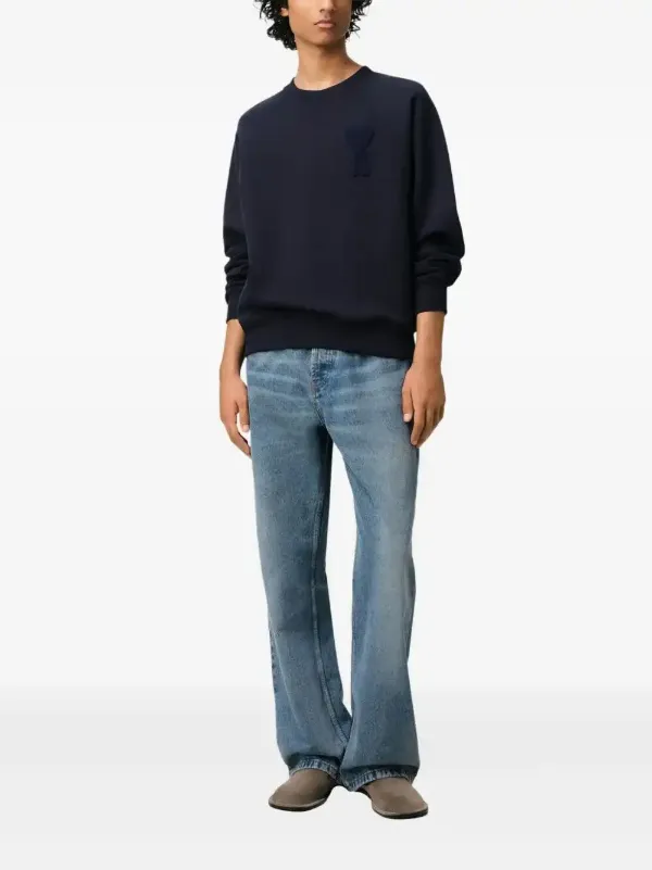 AMI PARIS Amide Coeurスウェットシャツ ネイビー 27186715_57051843_322.jpg
