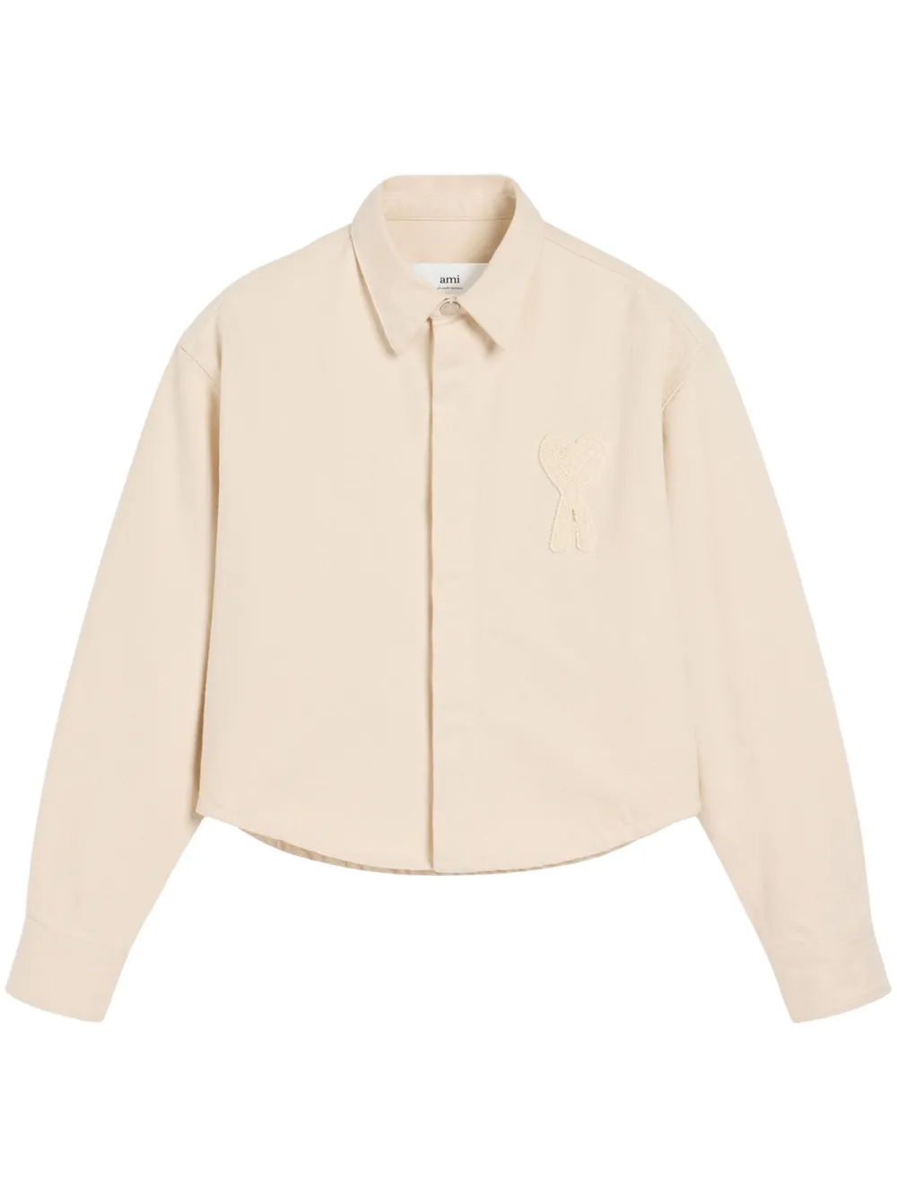 AMI Paris Ami de Coeur blouse Beige