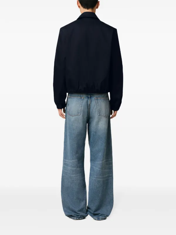 ★送料・関税込★AMI★Ami de Coeur 男性マントマン★ AMI Paris Ami De Coeur Zipped Jacket | Blue | FARFETCH GE