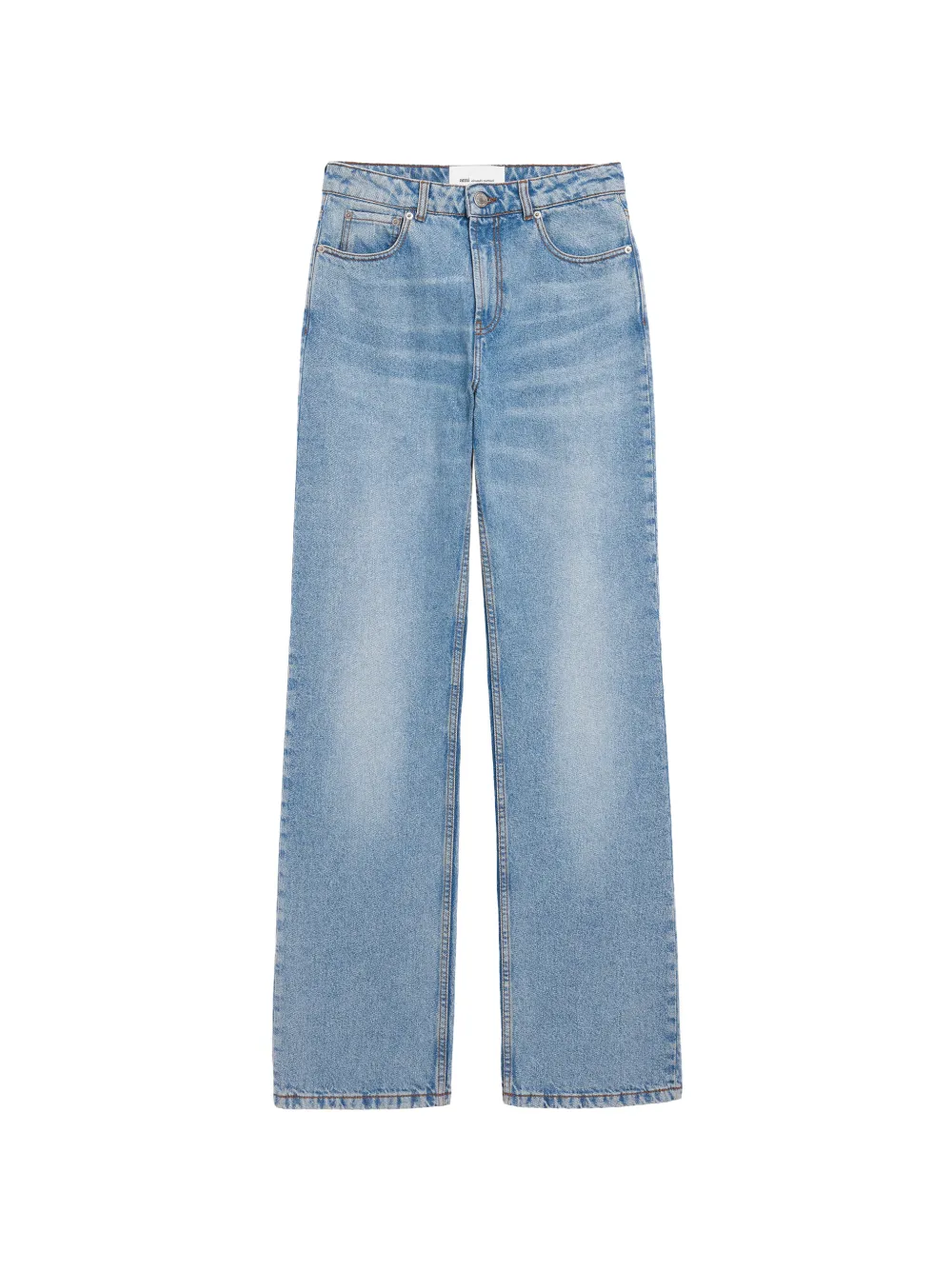 AMI Paris Jeans a gamba ampia - Blu