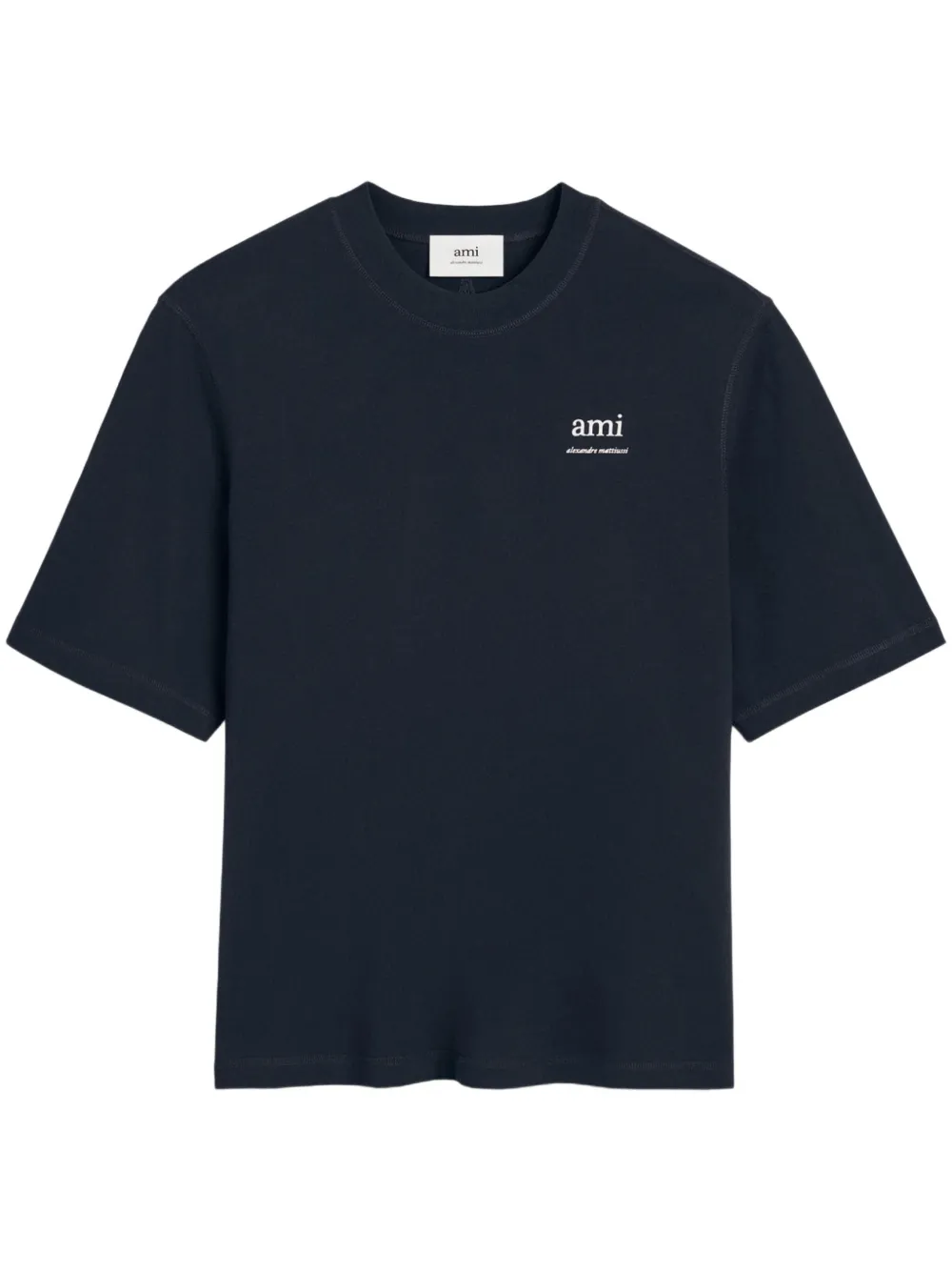 logo-embroidered T-shirt