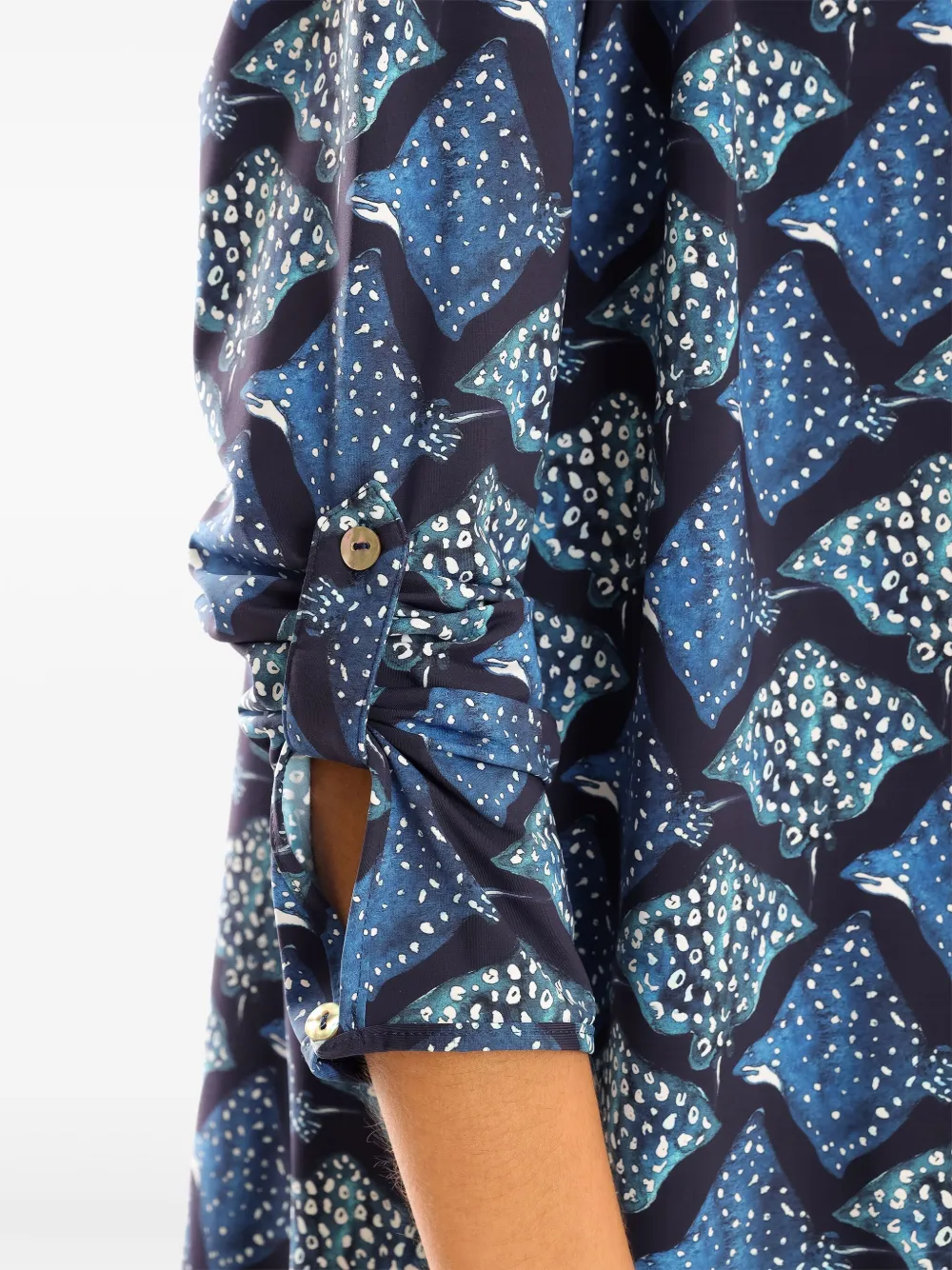 Shop Lygia & Nanny Meline Shirt In Blue