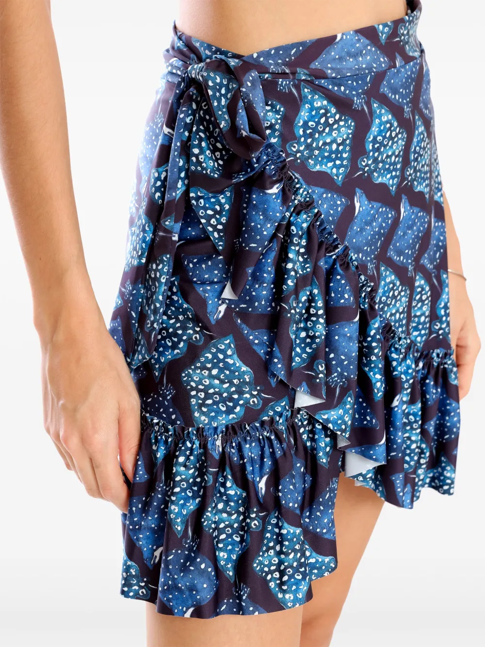 Lygia & Nanny Laurita mini-rok Blauw