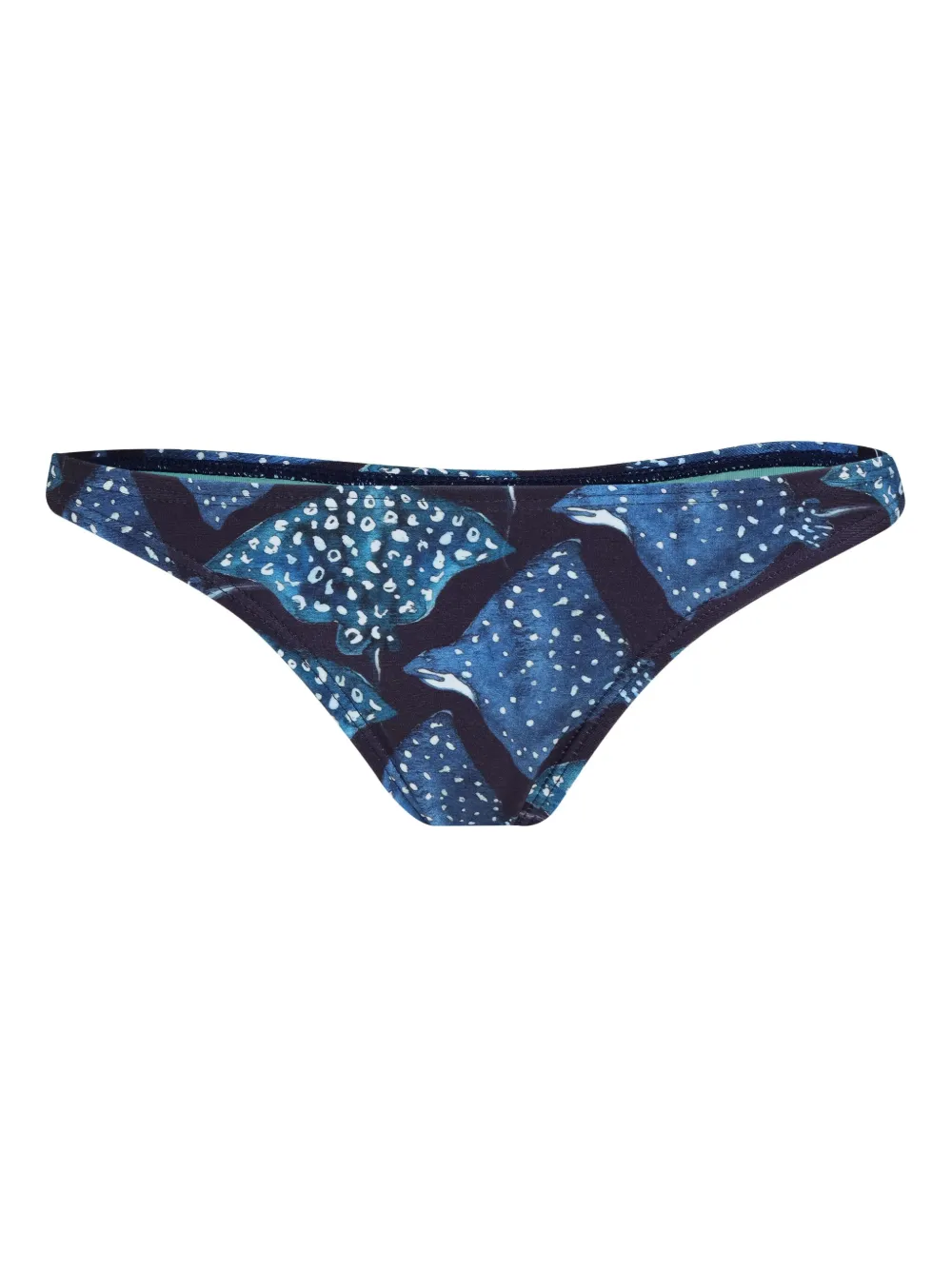 Lygia & Nanny Bikinislip met print Blauw