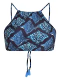 Lygia & Nanny Ilana bikini top - Blue