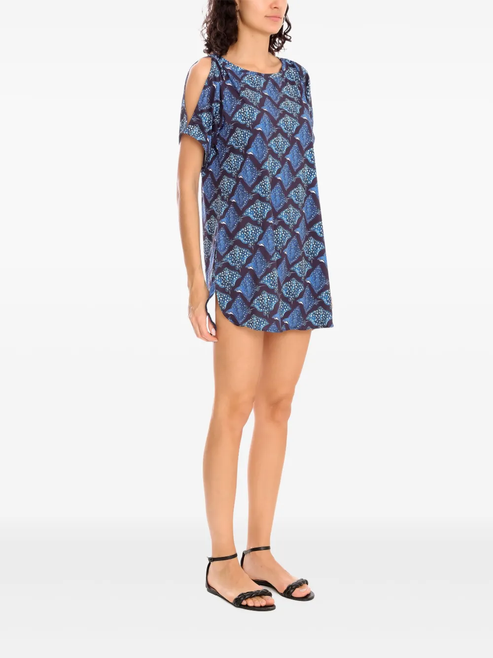 Lygia & Nanny Allat mini-jurk Blauw