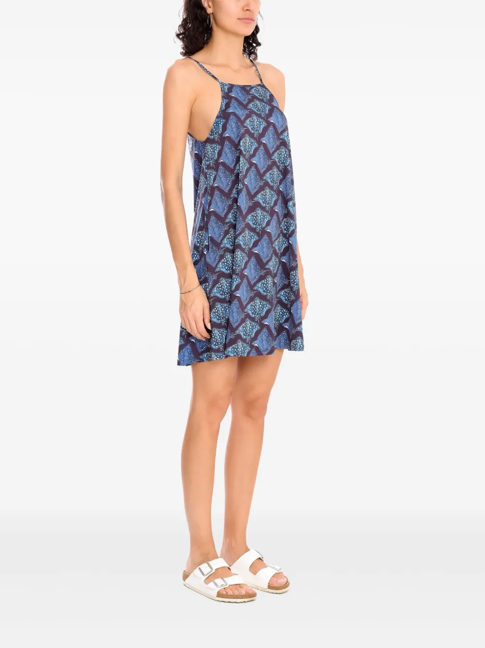 Lygia & Nanny Isis mini-jurk Blauw